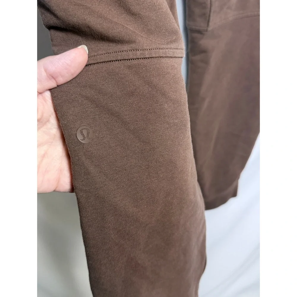 Lululemon Mens City Sweat Jogger Brown Java French Terry Pants Size M